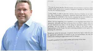 No portion of this article may be reproduced without the express written permission of the copyright holder. Karl Mccartney Issues Threatening Letter To Lincoln Mp Candidates