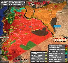 This icon is a retouched picture, which means that it has been digitally altered from its original version.modifications: Map Update Military Situation In Syria On April 5 2018
