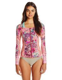 Robot Check Long Sleeve Rashguard Women Rash Guard Women