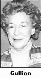 MARJORIE GULLION Obituary (2012)