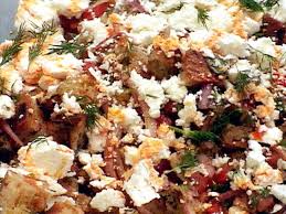 Dakos Greek Bread Salad Recipe Bread Salad Recipe Food Network Recipes Salad Recipes