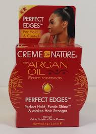 Cream Of Nature Argan Oil Perfect Edge Control Hair Gel Hair Control Argan Oil Edge Control Hair Supplies