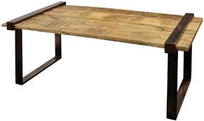 Live edge wood is great. Stylecraft Strap Iron Coffee Table Isf24374 Miskelly Furniture