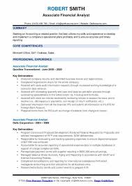 Make sure all the skills that you. Associate Financial Analyst Resume Samples Qwikresume