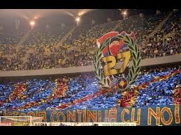 Coregrafie Peluza Ros Albastra Steaua Cfr 29 04 2018 Youtube