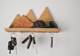 Make This Wooden Mountain Key Rack Key Holder Diy Key Rack Diy Wooden Diy