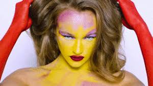 Colour Crush: Acid Pop Art Beauty Looks by Rankin (The Hunger Magazine  online)
