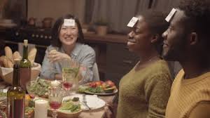 Then, all cards are tossed in a hat. Handheld Tracking Of Group Of Stock Footage Video 100 Royalty Free 1039964957 Shutterstock