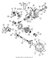 Ariens 931023 000101 Gt 16hp Kohler Hydro Parts Diagram For Rear Axle