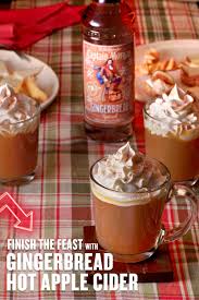 Thanksgiving W The Captain Morgan Gingerbread Hot Apple Cider Hot Apple Cider Yummy Drinks Holiday Drinks