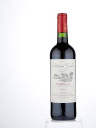 Chateaushi是酒庄的意思，mis en bouteille au chateau，即该酒是在酒庄内灌装入瓶。 Chateau Gillet Bordeaux 2016