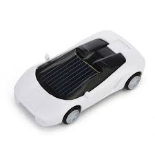 3PCS Solar Toys Car Powered Mini Car Racer Toy For Kids(White)