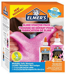 Elmer S Slime Starter Kit Clear School Glue Pink Glitter Glue 4 Count 2028812 Homemade Slime Recipe Easy Fluffy Slime Recipe Fluffy Slime Recipe