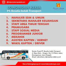 Lowongan pekerjaan pt rosalia indah transport kerja kernet bus 2020 pemahaman cara melukis binatang gajah : Lowongan Kerja Kernet Bus Rosalia Indah Rosalia Indah Selalu Berinovasi Untuk Mengembangkan Produk Dan Pelayanannya Itu Semua Dilakukan Sejalan Dengan Visi Rosalia Indah Untuk Menjadi Perusahaan Transportasi Darat Yang Unggul Dalam