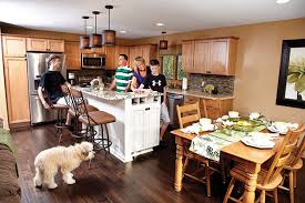 The entry is on the middle floor and the front door. Inside A Total White Bear Lake Remodel White Bear Lake