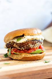 Tender chicken is stuffed with 100% real mozzarella and smothered in rich tomato sauce. Vegan Portobello Mushroom Burger Vegan Richa