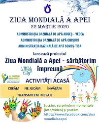 Ziua mondială a apei este marcată, în fiecare an, la 22 martie. Ziua MondialÄƒ A Apei SÄƒrbÄƒtorim ImpreunÄƒ Prin ActivitÄƒÈ›i AcasÄƒ Alesdonline