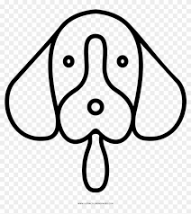 Dog face coloring page to color, print or download. Dog Face Coloring Page Dibujo Cara De Perro Clipart 772512 Pikpng