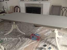 Montreal Furniture Painting Westmount Annie Sloan Paints Custom Furniture P Antique Dining Room Furniture Antique Dining Room Table Painted Dining Room Table