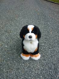 Bernese mountain dog rescue in colorado. Bernese Mountain Dog Puppy Sheepskin And Wood Dog House Etsy