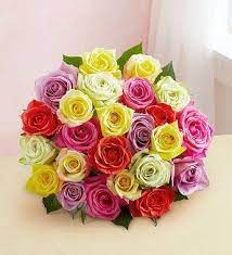 Bouquets, baskets, gifts, gourmet food Two Dozen Assorted Roses Bouquet Only Flowers Flower Arrangements From 1800flowers Com At Shop Com