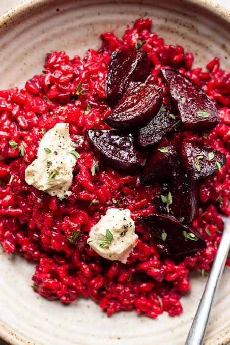 Roasted Beetroot Risotto