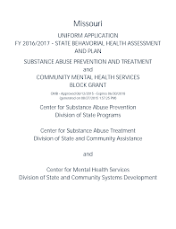 Https Dmh Mo Gov Sites Dmh Files Media Pdf 2019 08 Behavioralhealthblockgrantstateplan Fy16 17 Pdf