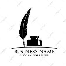 Feather Quill Fountain Pen Beside Ink Bottle Vector Logo Design Feather Icons Logo Icons Bottle Icons Png And Vector With Transparent Background For Free Dow In 2021 Vector Logo Design Bottle