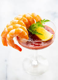 Cooked Cold Shrimp Served In A Coupe Or Martini Glass With Homemade Cocktail Sauce Is The Perfect A Cocktail Shrimp Recipes Shrimp Cocktail How To Cook Shrimp