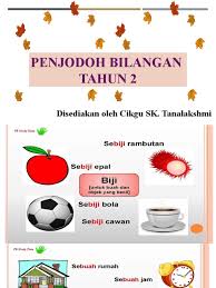 Senarai penjodoh bilangan, penggunaannya, dan contohnya adalah seperti yang berikut: Penjodoh Bilangan Tahun 2