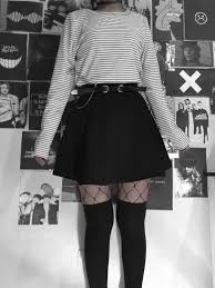 Como Usar Mallas Goth Aesthetic Clothes Black And White Aesthetic Fashion