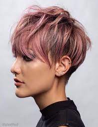 Amazing Ways To Wear The Pink Short Haircuts In 2018 Stylesmod Thick Hair Styles Short Hairstyles For Thick Hair Short Hair Styles