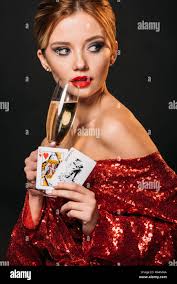 Holding club card hi-res stock photography and images