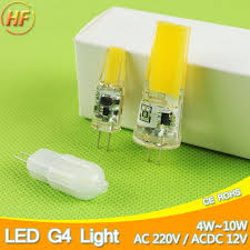 Dim 12 V 220 V Mini G4 Led Lamba Cob Led Ampul 4 W 6 W 10 W Ac Dc Led G4 Avize Lampada Bombilla Halojen Isik Degistirin Ampul Led Cob Bulbes Ampoule