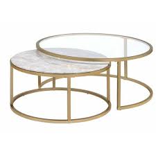 Nesting table sets typically contain three tables, though some contain only two. Anyan 2 Piece Coffee Table Set Nesting Coffee Tables Gold Nesting Coffee Table Coffee Table