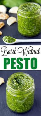 Basil Walnut Pesto Recipe Culinary Hill Recipe Basil Walnut Pesto Walnut Pesto Pesto With Walnuts Recipes