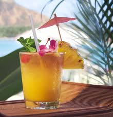 Parrot Bay And Pineapple Drinks Cocktails Tropical Drink