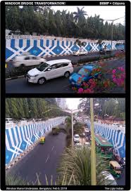 What appears incongruous is that the proposed 2.5km flyover is said to be planned to alleviate the congestion at cauvery junction and mehkri circle junction. Theugly Indian On Twitter Beautiful Bengaluru Windsor Bridge Makover Team Bbmp Volunteers Have Used A Soothing Design Adheres To Indian Road Congress Standards Blue White Stripes No Text Appeals To Local Pride