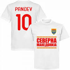 Anglie před eurem řeší nový fenomén: Severni Makedonie Pandev 10 Team Triko Bile Fotbal Shop Sk Fanobchod Cz