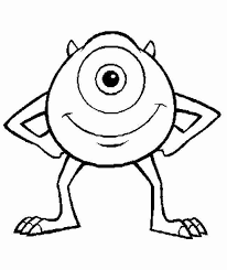 Eye See Mike Monsters Inc Coloring Pages Monster Coloring Pages Coloring Pages Monsters Inc