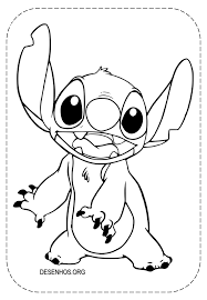 Incentive a criança a dar cor ao personagem que ela acabou de ver nas telinhas, assim a substituição pela tecnologia será atraente sem perder o foco do que. 107 Desenhos Lilo E Stitch Para Imprimir E Colorir Desenhos Org Desenhos Para Colorir