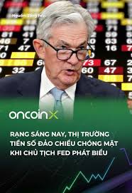 Lời của ông Powell vẫn là cái gì đó rất ảnh hưởng tới túi tiền của anh em  😂 #powell #fed #trump #oncoinx