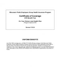 240 harbison blvd ste h. 2019 Wpe Po6 16 Group Health Insurance Program Certificate Of Coverage Iyc Local Health Plan Etf