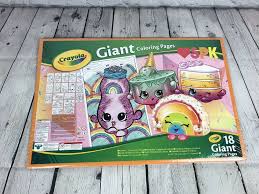 Shop for crayola giant coloring books online at target. Crayola Spk 18 Giant Coloring Pages New Kids Art Supplies Coloring Stickers Coloring Books