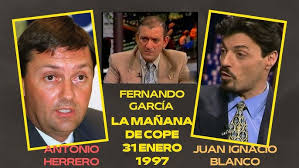 1/ La Mañana De Cope 31 Enero 1997 Caso Alcasser Entrevista a Juan Ignacio  Blanco y Fernando García