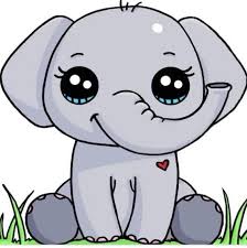 Pin By Jillian Thrall On Eleven Cute Elephant Drawing Cute Animal Drawings Cute Kawaii Drawings