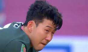 © tottenham via getty images / twitter @footballdaily. Tottenham Star Son Heung Min Caught Crying After Man City Defeat In Carabao Cup Final Football Sport Express Co Uk