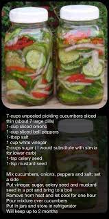 The best cucumbers are pickling varieties as they don't loose as much of their crispness over time. Fresh Pickled Cucumber Salad Cucumber Onion Bell Pepper Vinegar Found This On Facebook Think I Would A Canning Recipes Cucumber Recipes Pickling Recipes