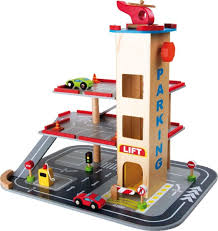 Wooden Parking Garage Juguetes De Madera Wooden Toy Toy Garage Wooden Garage Toy Car Garage
