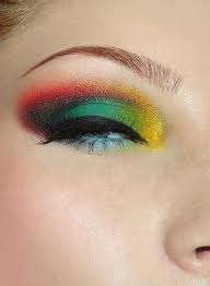 Red Black And Blue Eyeshadow Looks Using Lime Crime S Chinadoll Palette Red Emerald Green Jade Gold Yellow Black Blue Eyeliner Eyeshadow Eotd Make Up Makeup Eye Makeup Eyeshadow